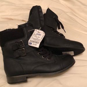 NWT- Rampage Black Boots